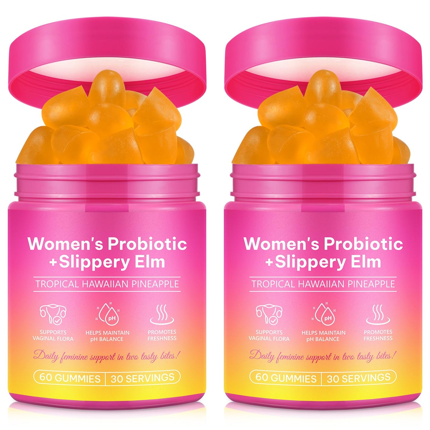 Onznoz Feminine Balance Gummies for Women, Vaginal Probiotics with Prebiotics & Lactobacillus Probiotic Blend, Supports pH Balance & Immune Health, Womens Probiotic Slippery Elm OnznozBuy Supplements Australia