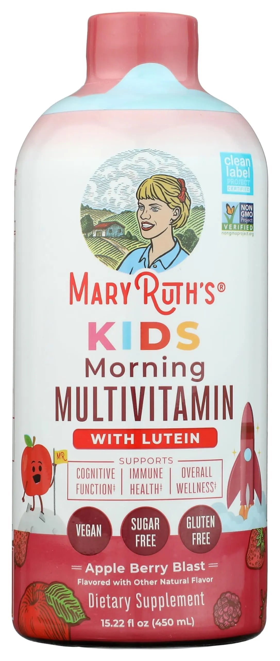 MaryRuth's Kids Liquid Morning Multivitamin | Kids Multivitamin | Immune Support | Vitamin C & D | Kids Vitamins | MaryRuth OrganicsBuy Supplements Australia