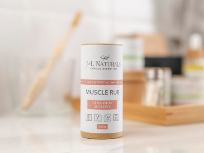 J&L Naturals Muscle Rub | Cream for Achy + Sore Muscles, Joints, Back, Knees, Shoulders | Soothing & Nourishing | Vegan, Sustainable, Cruelty Free, Natural, Made in US (1-Pack) J&L NaturalsBuy Supplements Australia