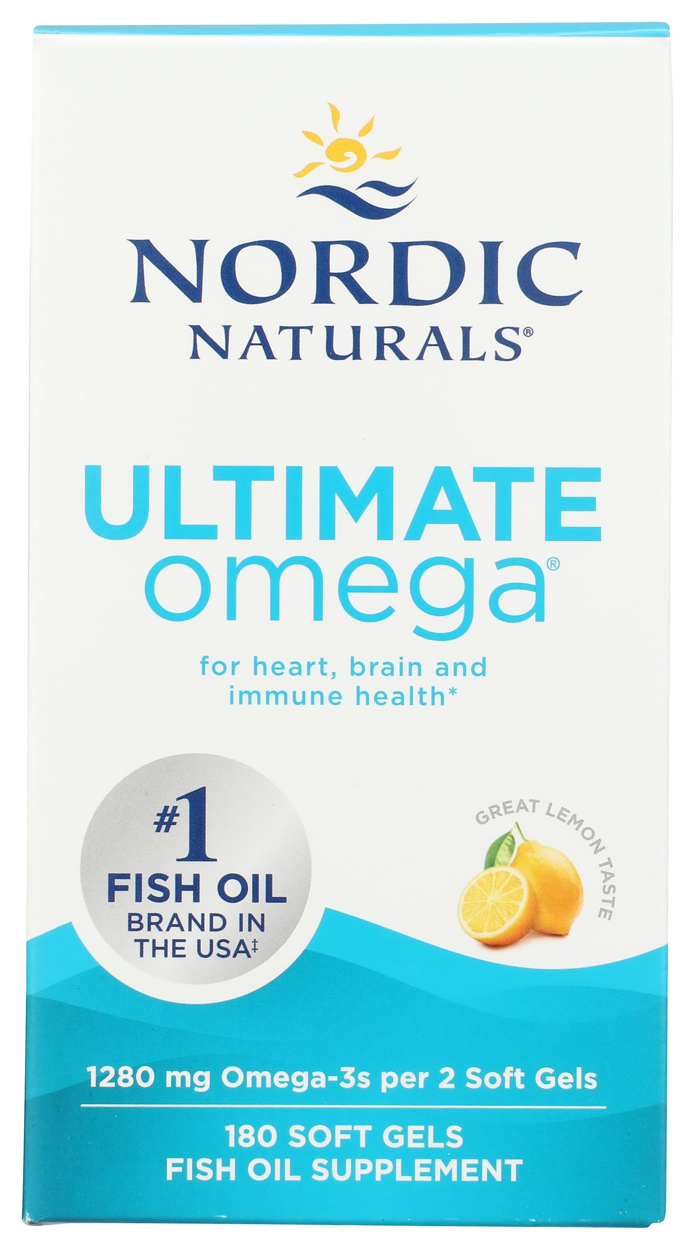 Nordic Naturals Ultimate Omega 1280 MG, 180 CT Nordic NaturalsBuy Supplements Australia