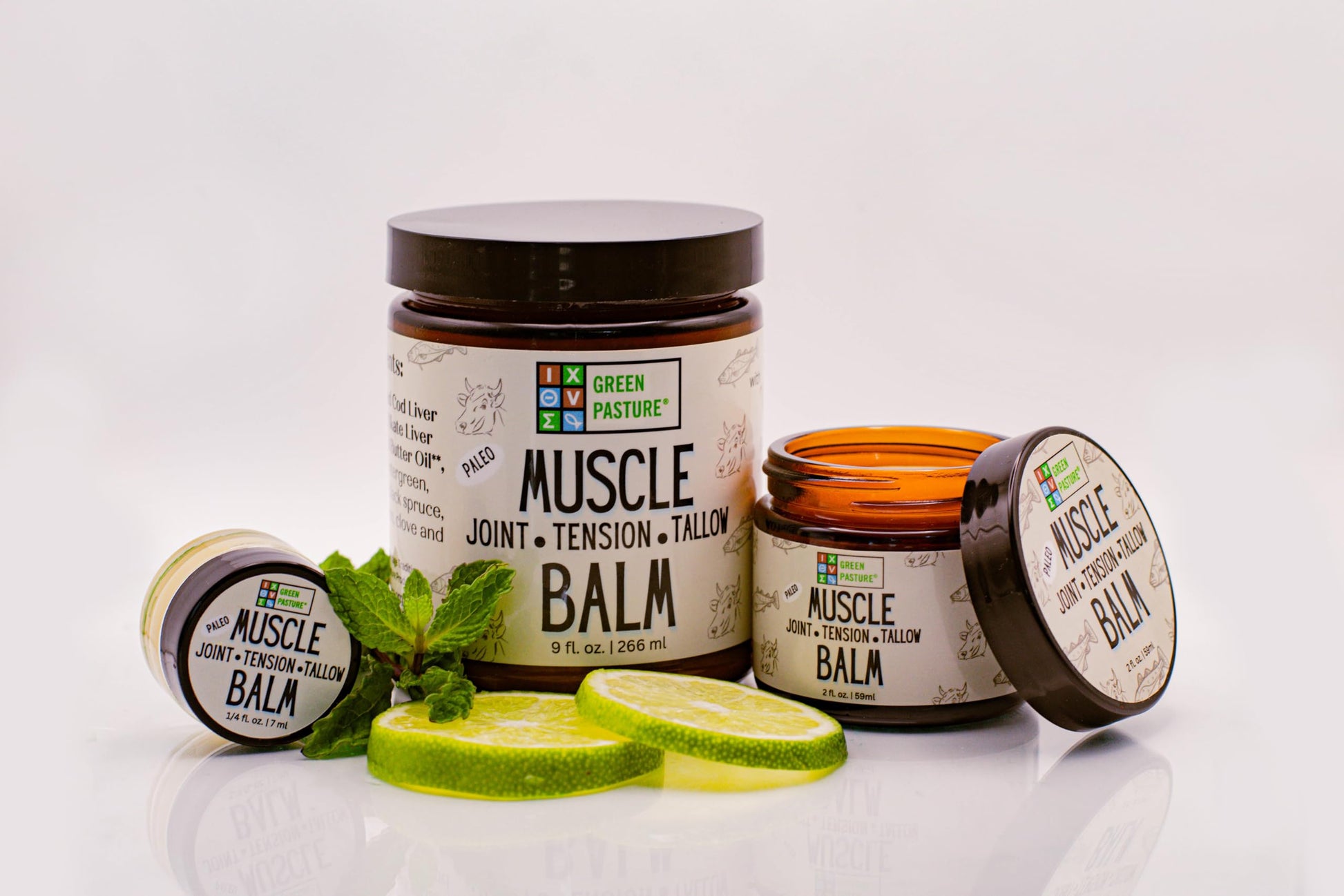 Green Pasture Muscle Balm (Muscle Balm, 2, Fl Oz), Cream Green PastureBuy Supplements Australia
