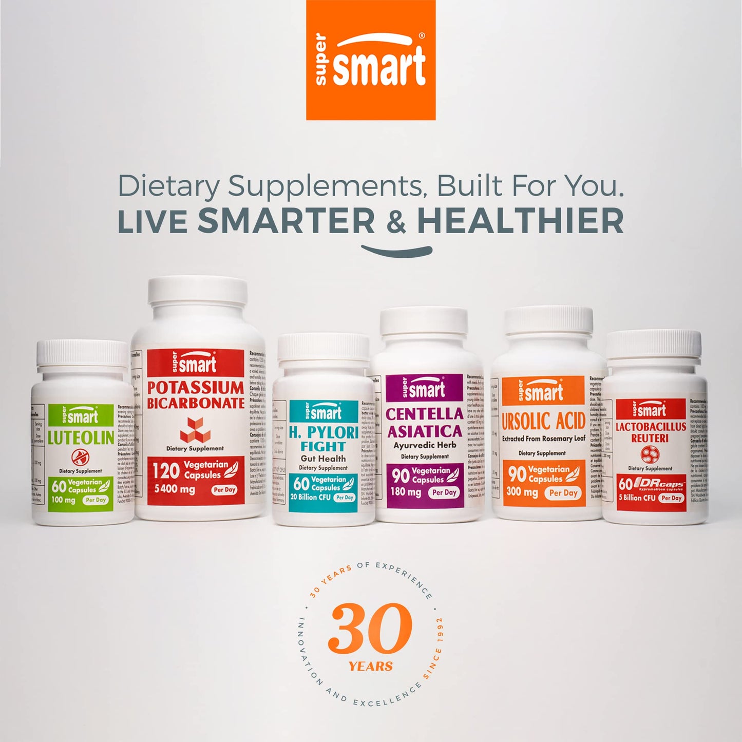 SuperSmart - Zinc L-Carnosine 75mg per Day (Well-Tolerated) - Zinc Carnosine Supplemen SupersmartBuy Supplements Australia