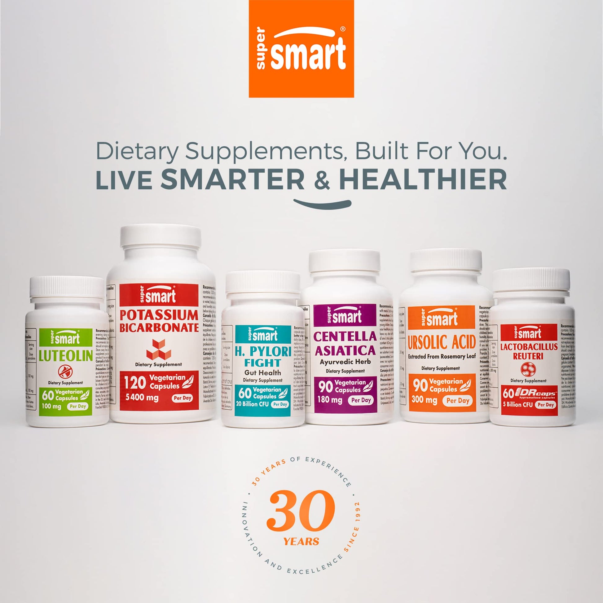 Supersmart - Calcium D-Glucarate 1500 mg Per Day - Antioxidant & Detox Supplement SupersmartBuy Supplements Australia
