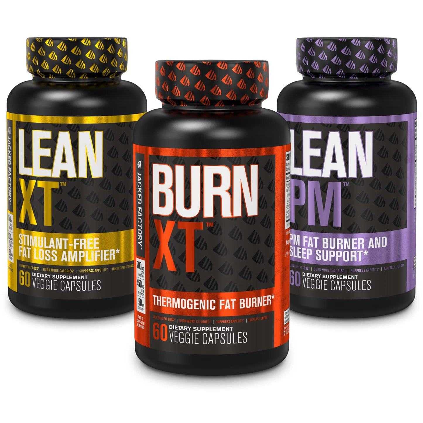 Burn-XT Thermogenic Fat Burner, Lean PM Nighttime Fat Burner & Sleep Aid Jacked FactoryBuy Supplements Australia