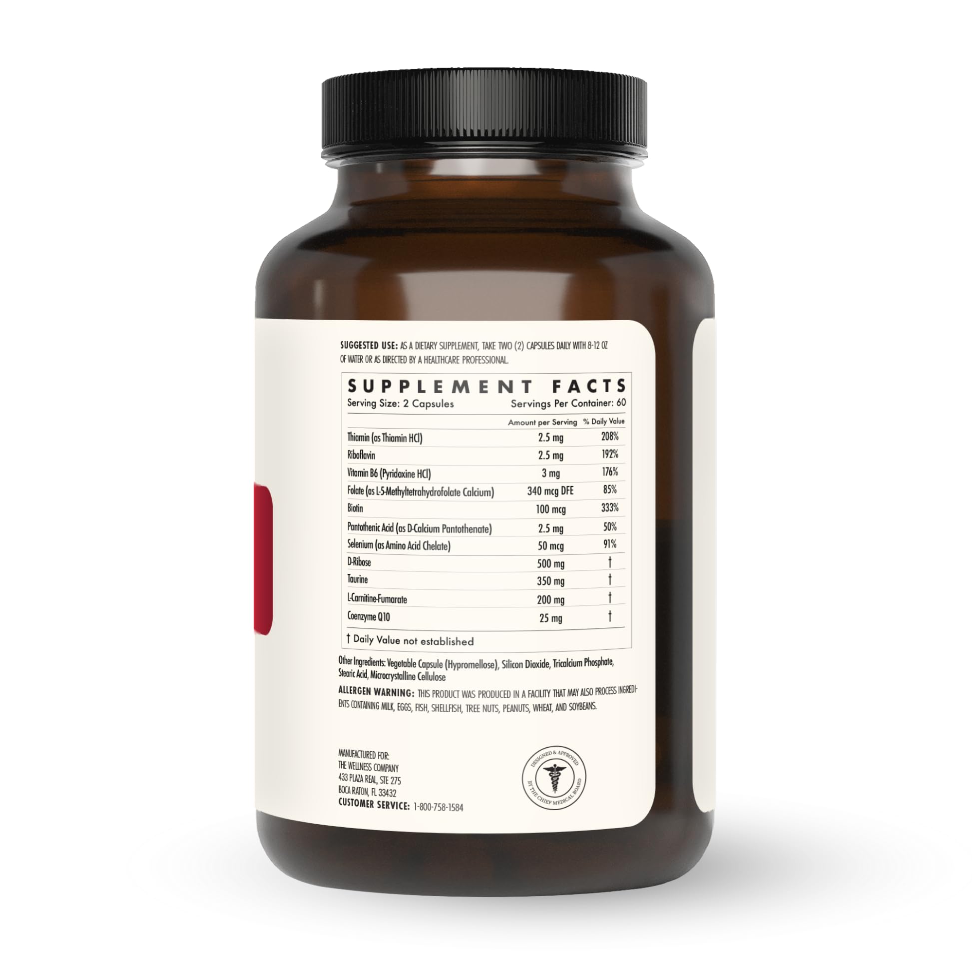 The Wellness Company Healthy Heart - Cardiovascular Strength, Blood Flow, Nitric Oxide Production & Healthy Cholesterol Levels | 120ct (2 Month Supply) The Wellness CompanyBuy Supplements Australia