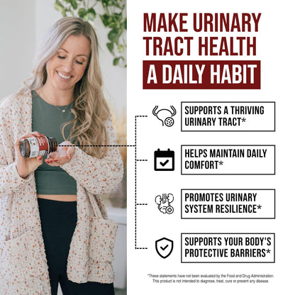 CranEaze®: Cranberry Juice Extract Plus D-Mannose – 36 mg PAC, 100% Soluble PAC - Supports Urinary Tract Health – Most Effective Cranberry Pills for Women,