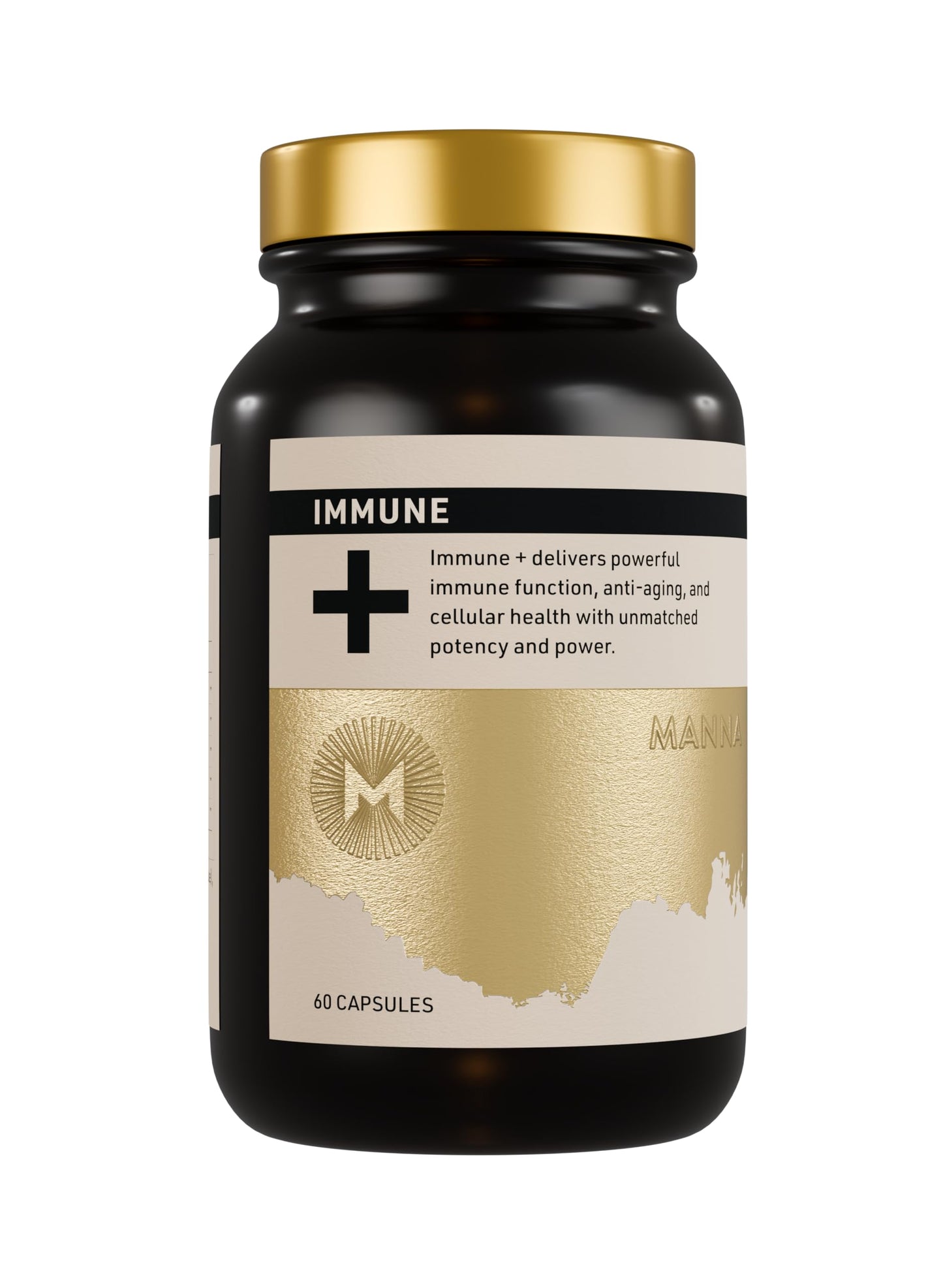 Manna Immune+ Capsules | 500mg Amla Extract & 500mg Rosehip Extract | Vitamin C Supplement for Immune Boost, Antioxidants, Heart Health, Digestion & Immune System Support | For Daily Use | 60 Count M MannaBuy Supplements Australia