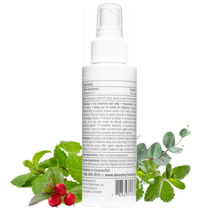 Premiere's Pain Spray All-Natural Menthol & Peppermint Oil Herbal Blend for Joint and Nerve Pain, Muscle Soreness, Sprains, Cramps, Sports Injuries, Back Pain & Neck Shoulder Aches - One Pack Premiere's Pain SprayBuy Supplements Australia