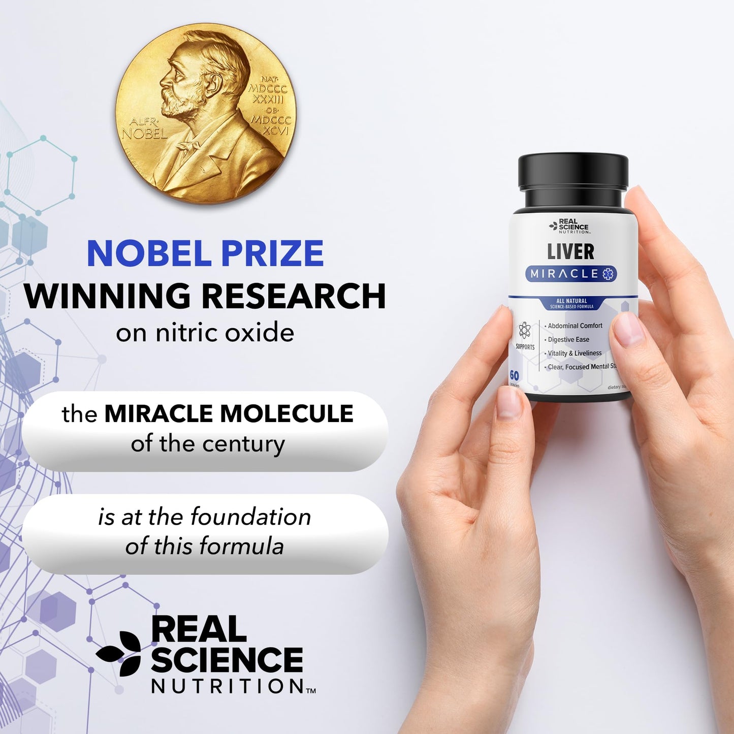 Real Science Nutrition Offers Liver Miracle, Alleviating Symptoms of Abdominal Discomfort, Boosting Energy Levels, Enhancing Mental Clarity, & Overall Vitality Real Science NutritionBuy Supplements Australia