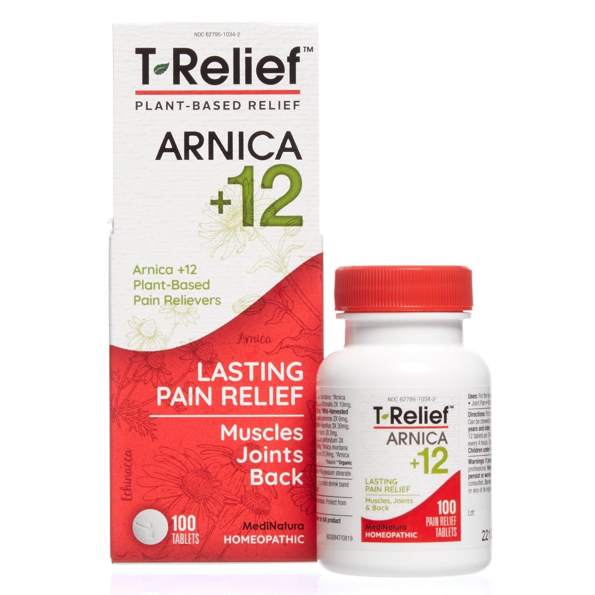 MediNatura Whole Body + Joints Bundle T-Relief Arnica +12 Natural Arthritis Pain Tablets 100ct + T-Relief Arnica +12 Natural Pain Relieving Tablets 100ct MediNaturaBuy Supplements Australia