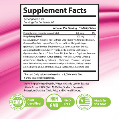 LipoRise Drops – Natural Liquid Supplement with 100% Plant-Based Ingredients, maca root, grape seed & citrus extracts | Non-GMO | GMP Certified | Made in USA | 60 mL, 60 Servings, 2 Month Supply Nature’s NutriWaveBuy Supplements Australia
