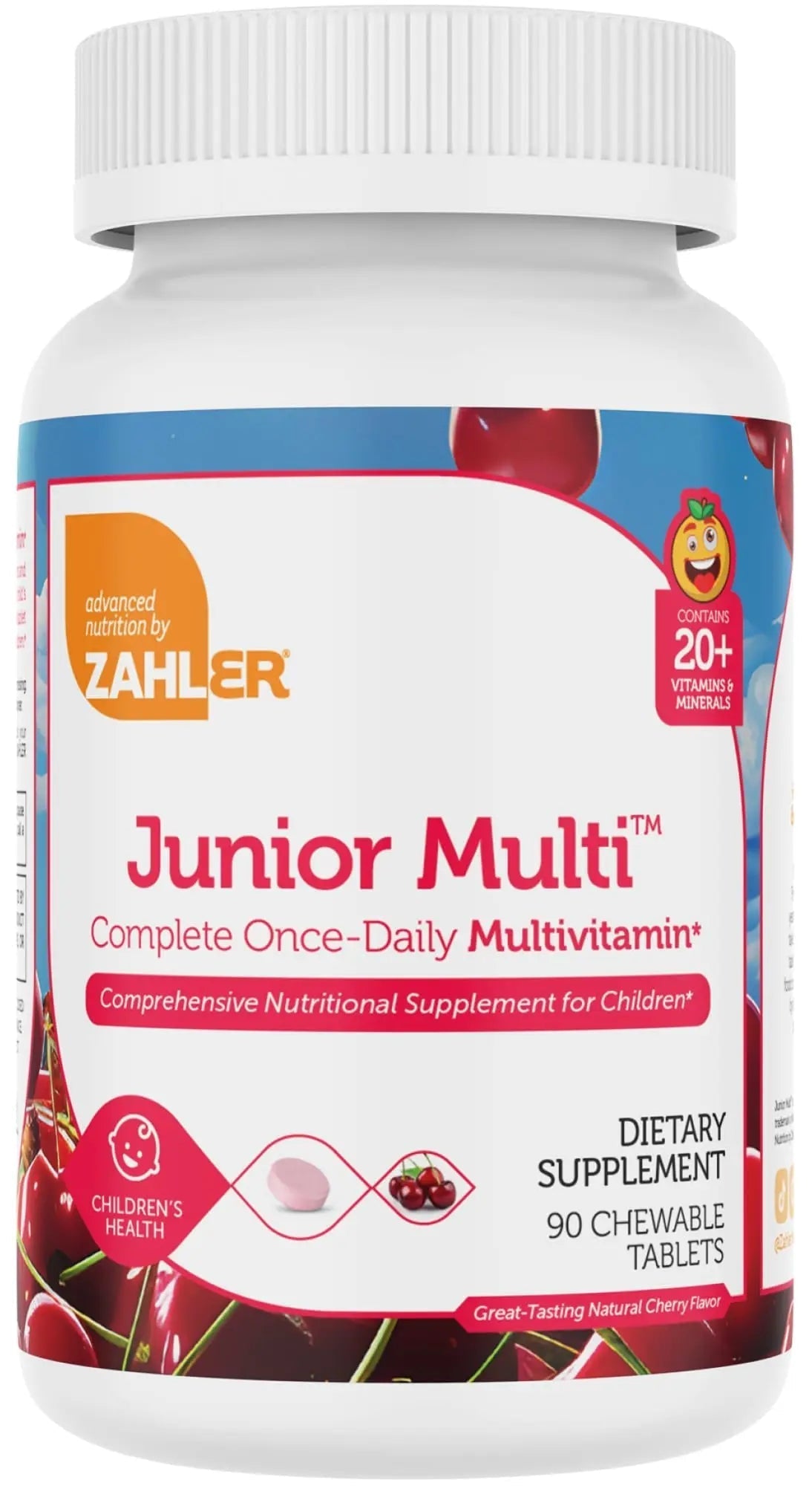 Zahler Kids Multivitamin Chewable Vitamin Tablet - Complete One Daily Vitamins Supplement - Contains 20+ Minerals ZahlerBuy Supplements Australia