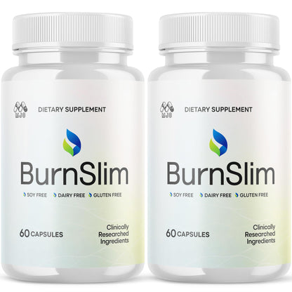 (2 Pack) Burn Slim Capsules, Official Burnslim Pills with All Natural Ingredients, Advanced Burn Slim Health and Wellness Vitamin Supplement Supporting Active Lifestyle for Women & Men (120 Capsules) MJOBuy Supplements Australia