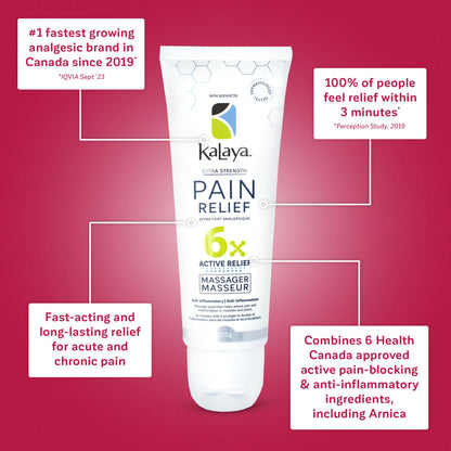 Kalaya Pain Relief Cream with Arnica – Fast-Acting Joint & Muscle Pain Relief – 6 Natural Ingredients – No-Mess Applicator – RMT-Inspired Design – Dermatologist Tested – 4.2 oz Kalaya NaturalsBuy Supplements Australia