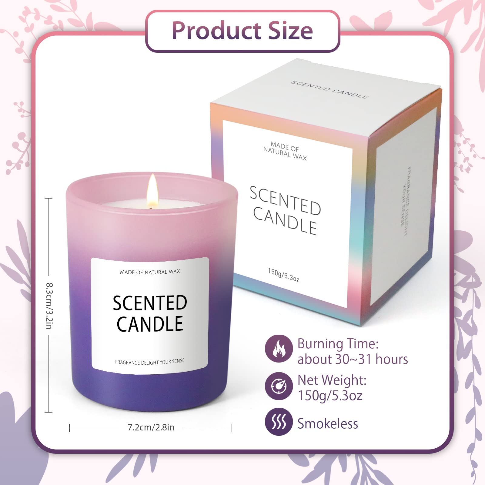 Candles, Scented Candles, Candles for Home Scented, Scented Candle Gift Set for Women STRNBuy Supplements Australia