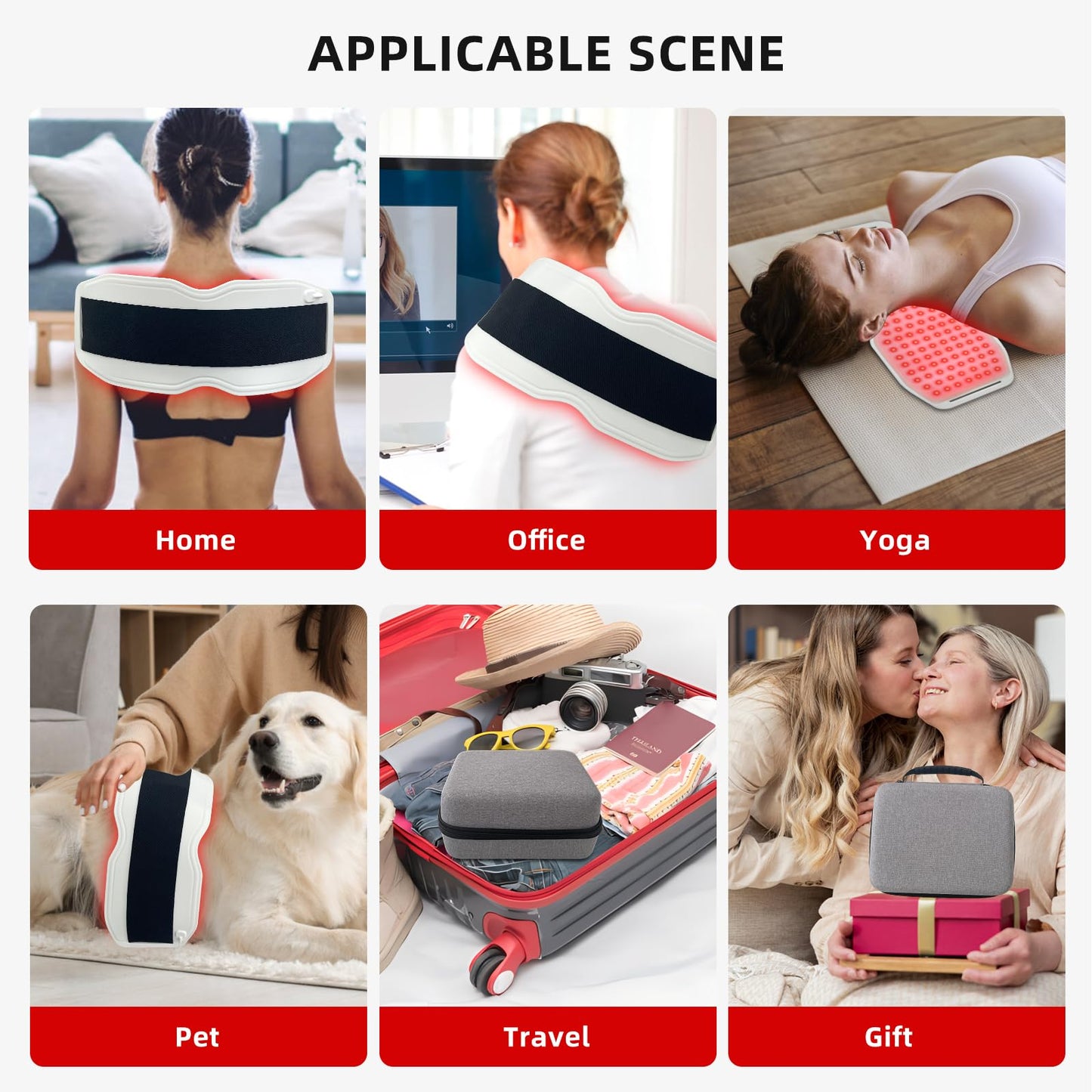 Toponechoice Red Light Therapy Belt, 450pcs 660nm 850nm 940nm, Infrared Light Therapy ToponechoiceBuy Supplements Australia