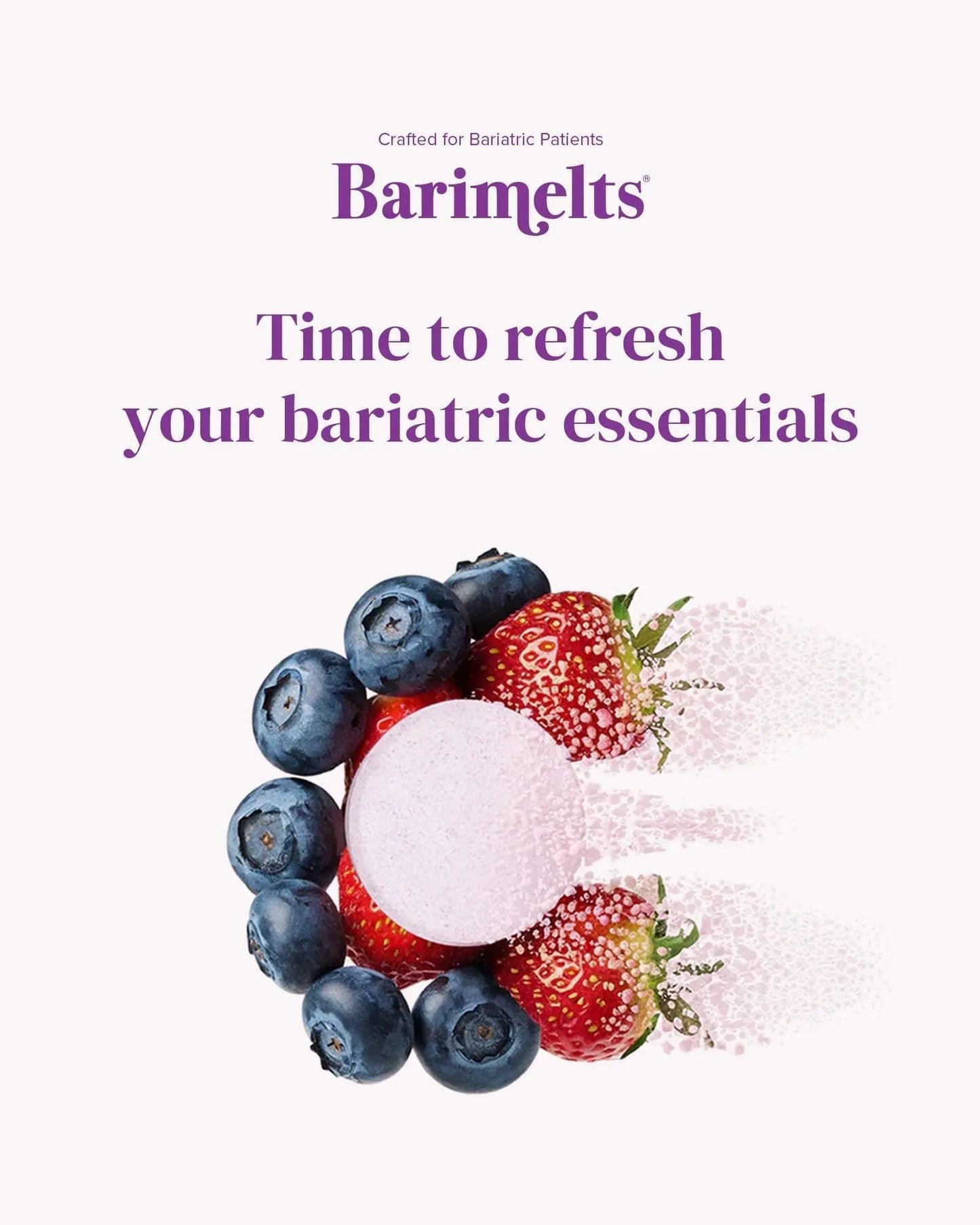 BariMelts Multivitamin, 60 Fast-Dissolving Tablets (1-Month Supply), Sugar-Free Bariatric Multivitamin for Women, Natural Fruit Flavor BariMeltsBuy Supplements Australia