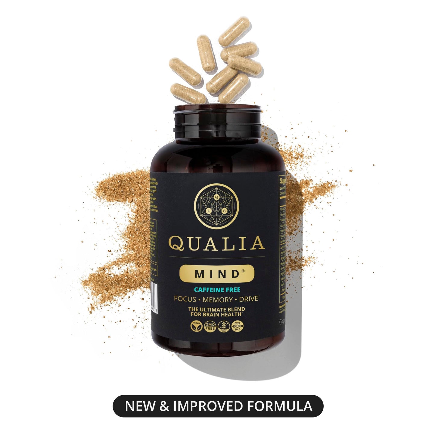 Qualia Mind (Caffeine Free) | The Ultimate Blend for Brain Health* | Doctor-Formulated Nootropic to Fuel Focus & Concentration* | Supports Long Term Brain Health| Maintain Drive & Productivity QUALIA LIFE SCIENCESBuy Supplements Australia