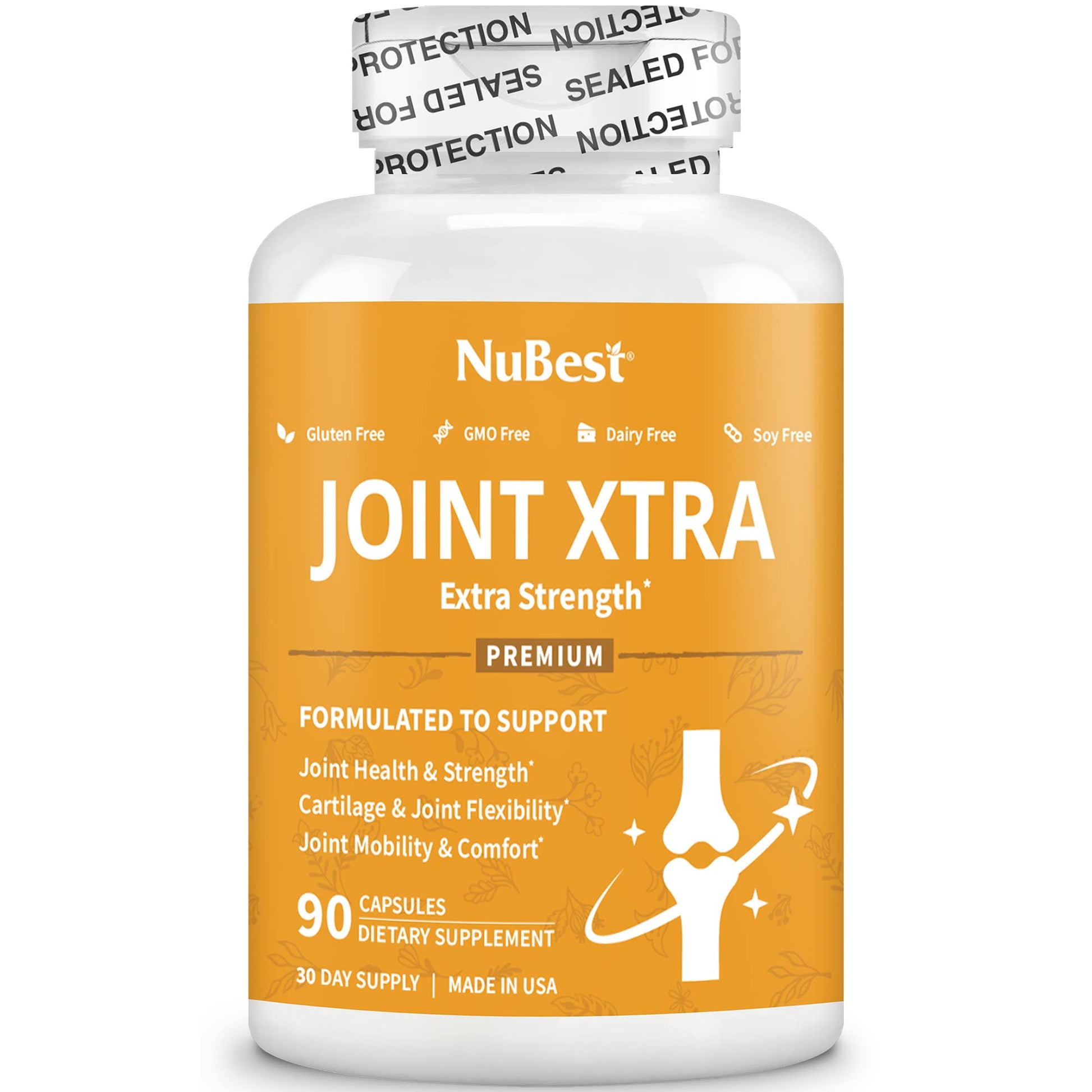 NuBest Joint Xtra - Joint Support Supplement | Joint Health Formula with Triple Joint Strength - Glucosamine, Chondroitin, Turmeric, MSM | 1 Month Supply NuBestBuy Supplements Australia