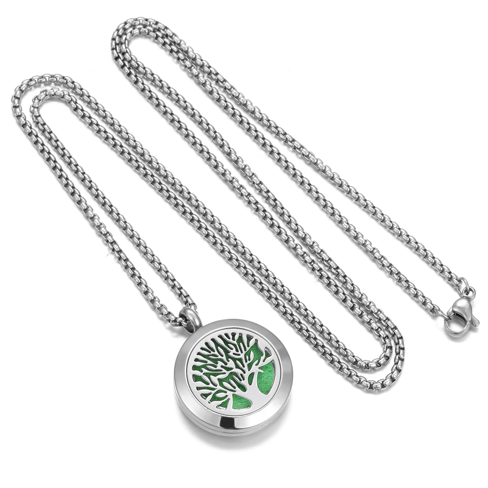 Aromatherapy Essential Oil Diffuser Necklace Tree of Life Cloud Design Stainless Steel Locket JEAN SMILEBuy Supplements Australia