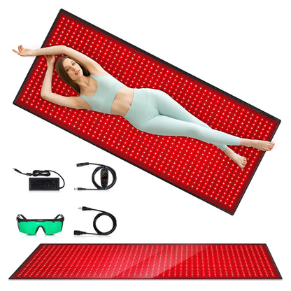 Red Light Therapy Mat for Body, 71"x 31" Red Light Therapy Blanket Red Near Infrared 660nm 850nm GMOWNWBuy Supplements Australia