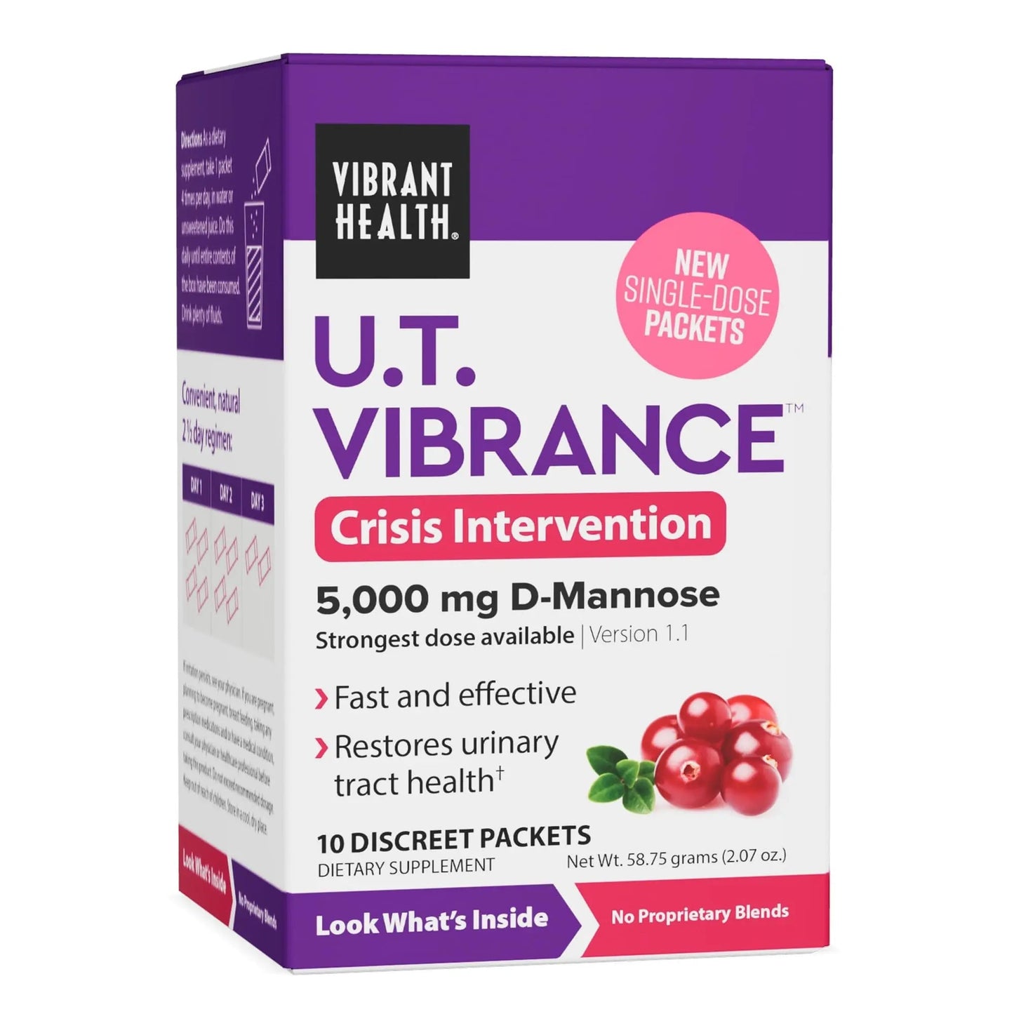 Vibrant Health, U.T. Vibrance Stick Packs, Crisis Intervention for Urinary Tract Health, 10 Servings Vibrant HealthBuy Supplements Australia