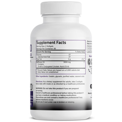 Bronson CLA 3000 Extra High Potency Supports Healthy Weight Management Lean Muscle Mass Non-Stimulating