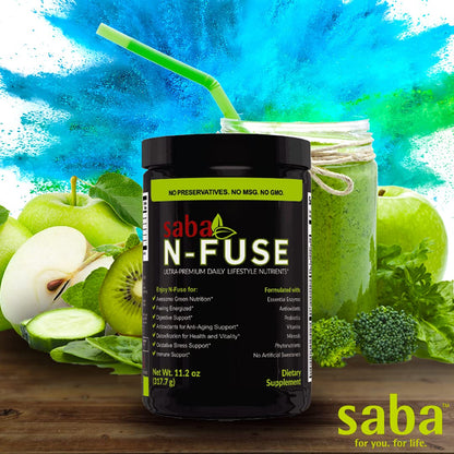 Saba N-Fuse-Whole Food Daily Nutrition,-Phytonutrients, Pre and Probiotics, Enzymes SabaBuy Supplements Australia