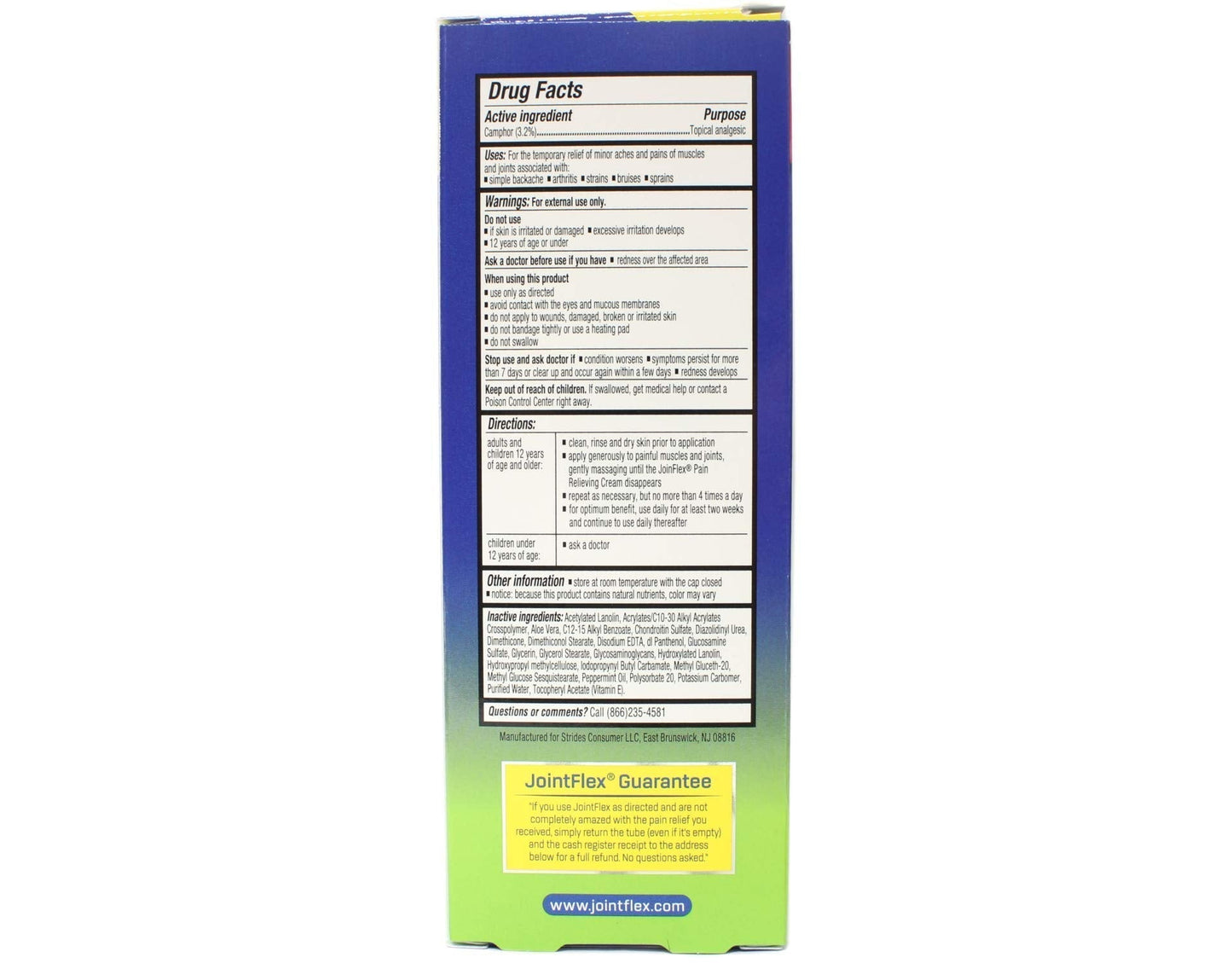 JointFlex Arthritis Pain Relief Cream, 4 oz Per Tube (4 Pack) JointFlexBuy Supplements Australia