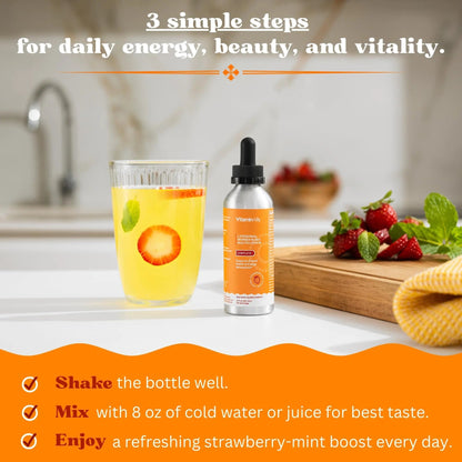 Vitaminally Women’s 50+ Liposomal Liquid Multivitamin – 16 Essential Vitamins & Minerals for Energy, Bone & Immune Support Vitaminally