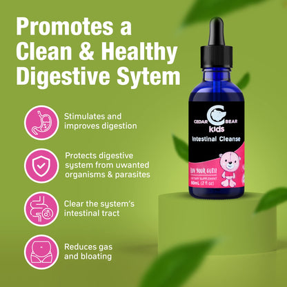 Cedar Bear - Intestinal Cleanse for Kids, Liquid Herbal Supplement for Detox Cleanse Cedar Bear NaturalesBuy Supplements Australia