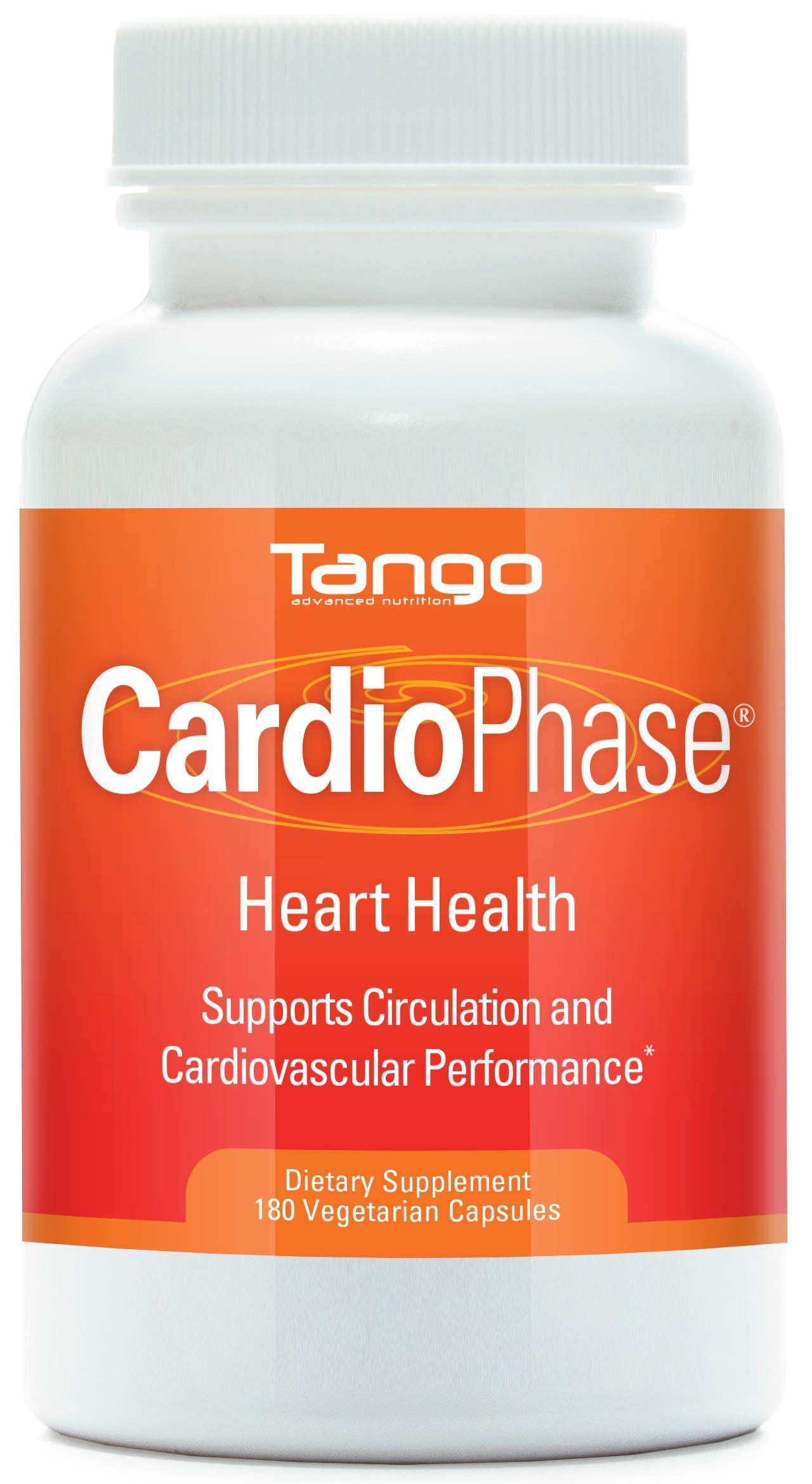 CardioPhase Natural Heart Support Supplement for Healthy Circulation and Cardiovascular Performance (180 Vegetarian Capsules) TangoBuy Supplements Australia