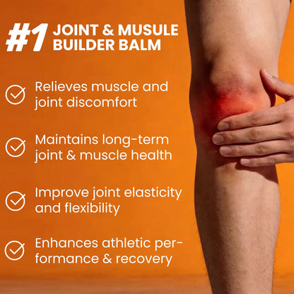 Norse Organics Official Muscle and Joint Balm, Muscle and Joint Builder Balm | Comfrey Oil, Beeswax, Arnica Oil, Jojoba Oil, Sea Buckthorn Extract, for Knee/Elbow/Shoulder/Back/Neck (1 PCS) Norse Organics OfficialBuy Supplements Australia