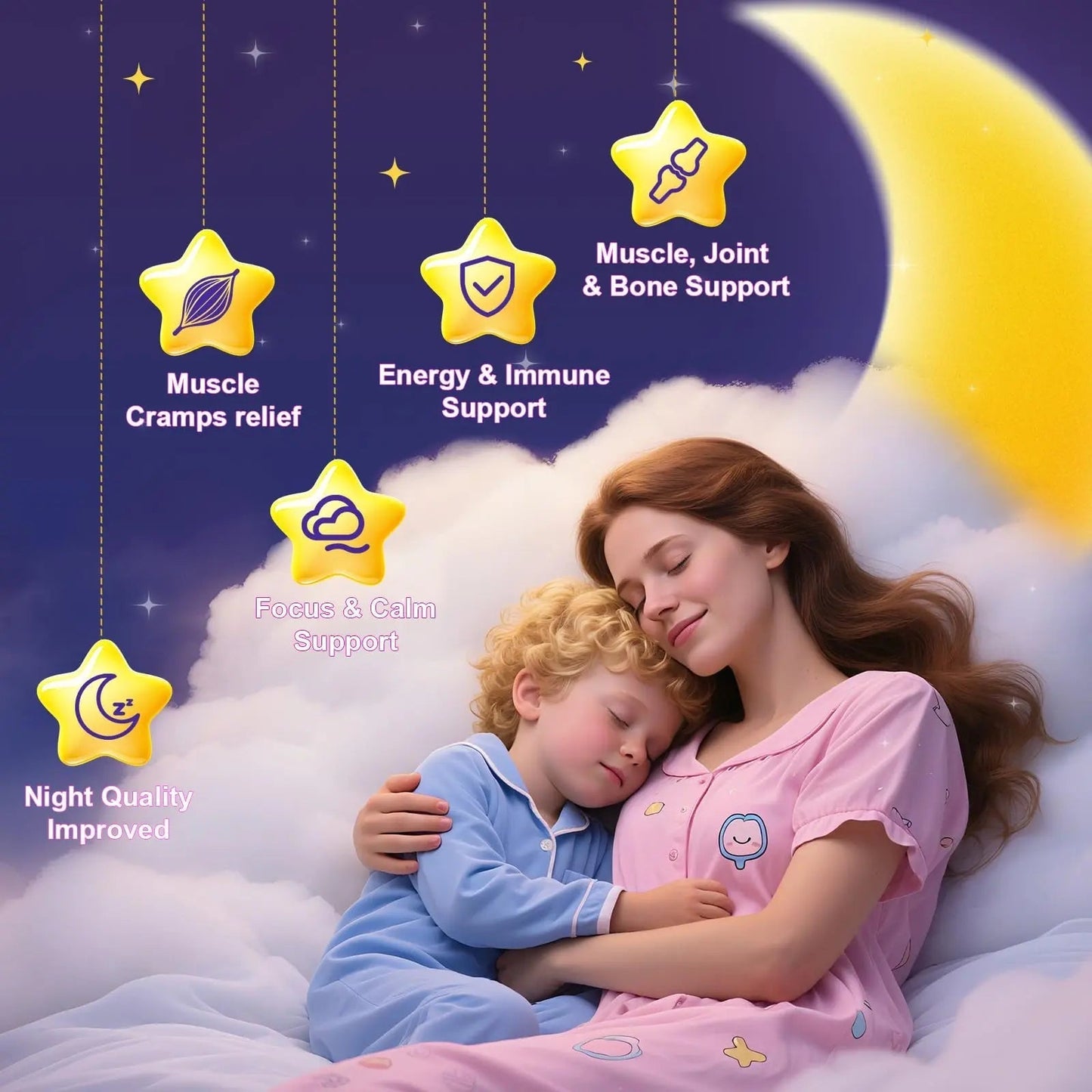 Elysx Kids Methylated Multivitamin Chewable & Liposomal Magnesium Glycinate 400mg Gummies, Immune & Brain, Muscle & Relax ElysxBuy Supplements Australia