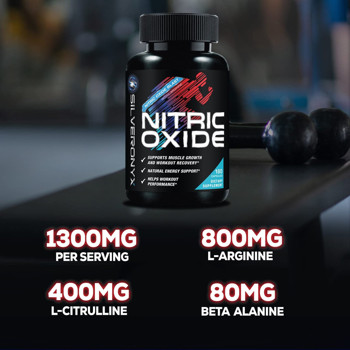 Extra Strength Nitric Oxide Supplement L Arginine 3X Strength - Citrulline Malate, AAKG SILVERONYXBuy Supplements Australia