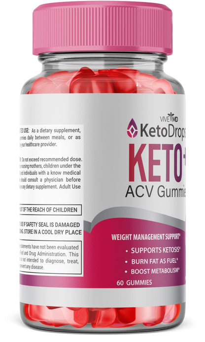VIVE MD Keto Drops ACV Gummies Keto Drops ACV Gummies 525 MG Keto Drops Gummies VIVE MDBuy Supplements Australia