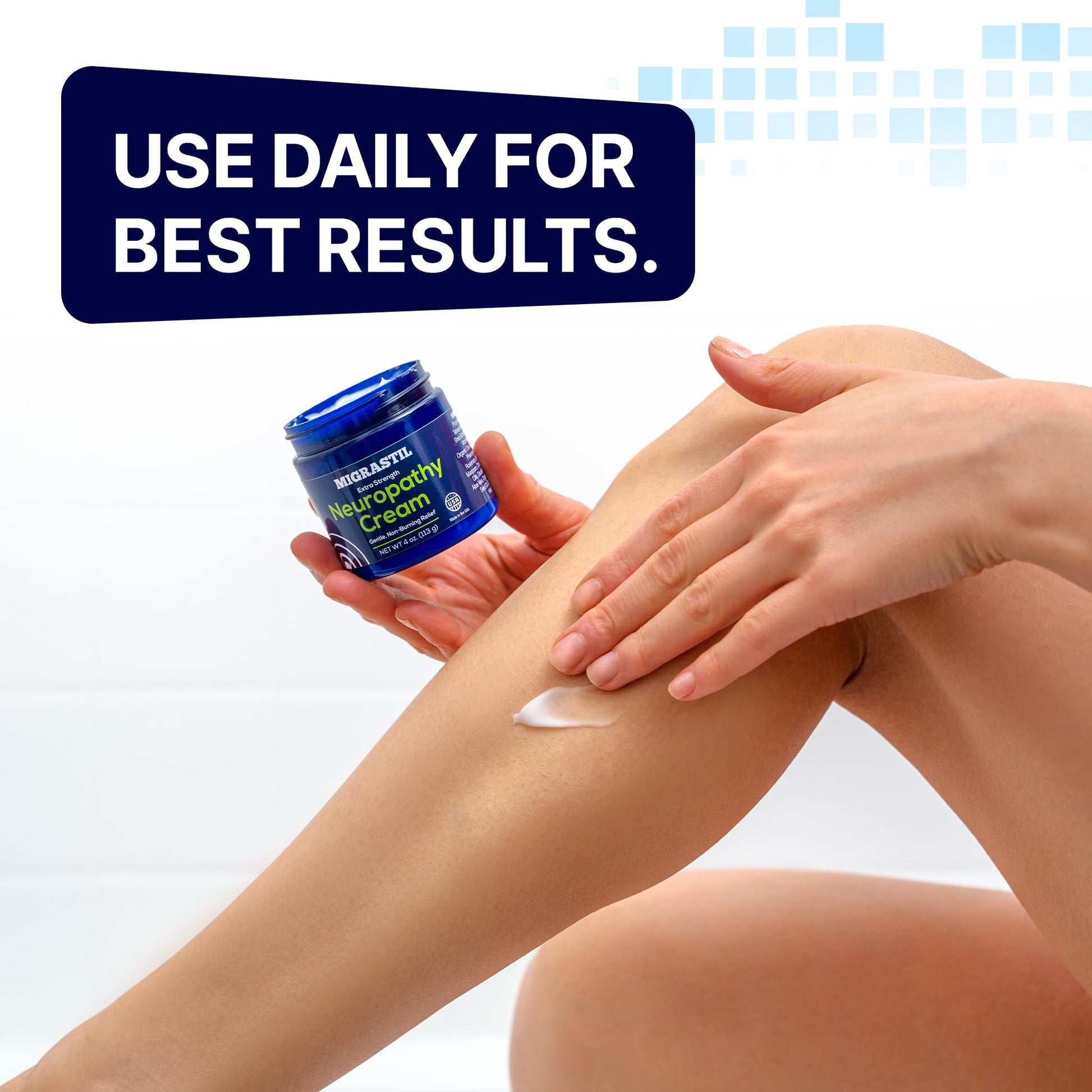 Basic Vigor Migrastil Neuropathy Relief Cream Extra Strength for Feet, Legs, and Hands. Made in The USA. Vegan and Cruelty-Free, Non-Greasy, Gentle, Non-Burning with Cooling Effect (4 oz.) Basic VigorBuy Supplements Australia