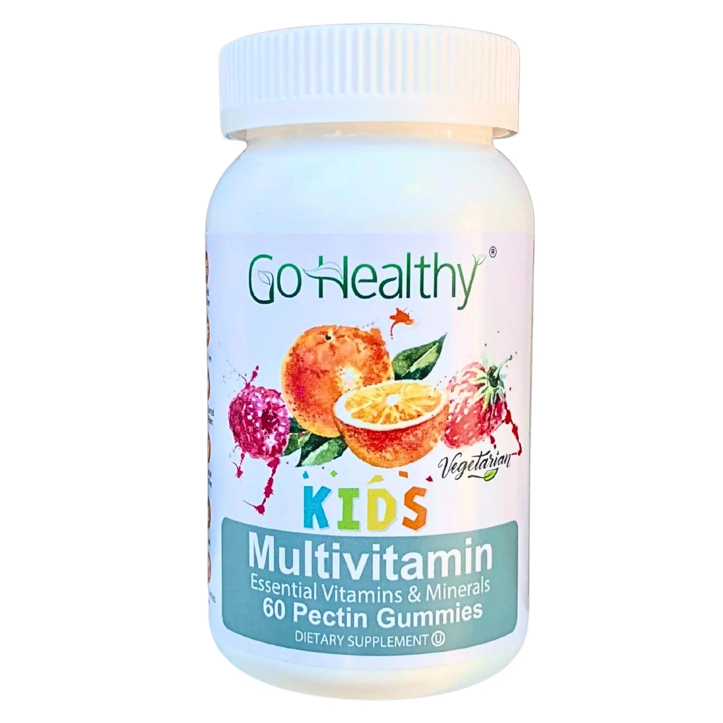 Go Healthy Kids Multivitamin Gummies, Immune Support, Kids Vitamin Gummies, Kosher Kid Vitamin, Halal Go Healthy Natural