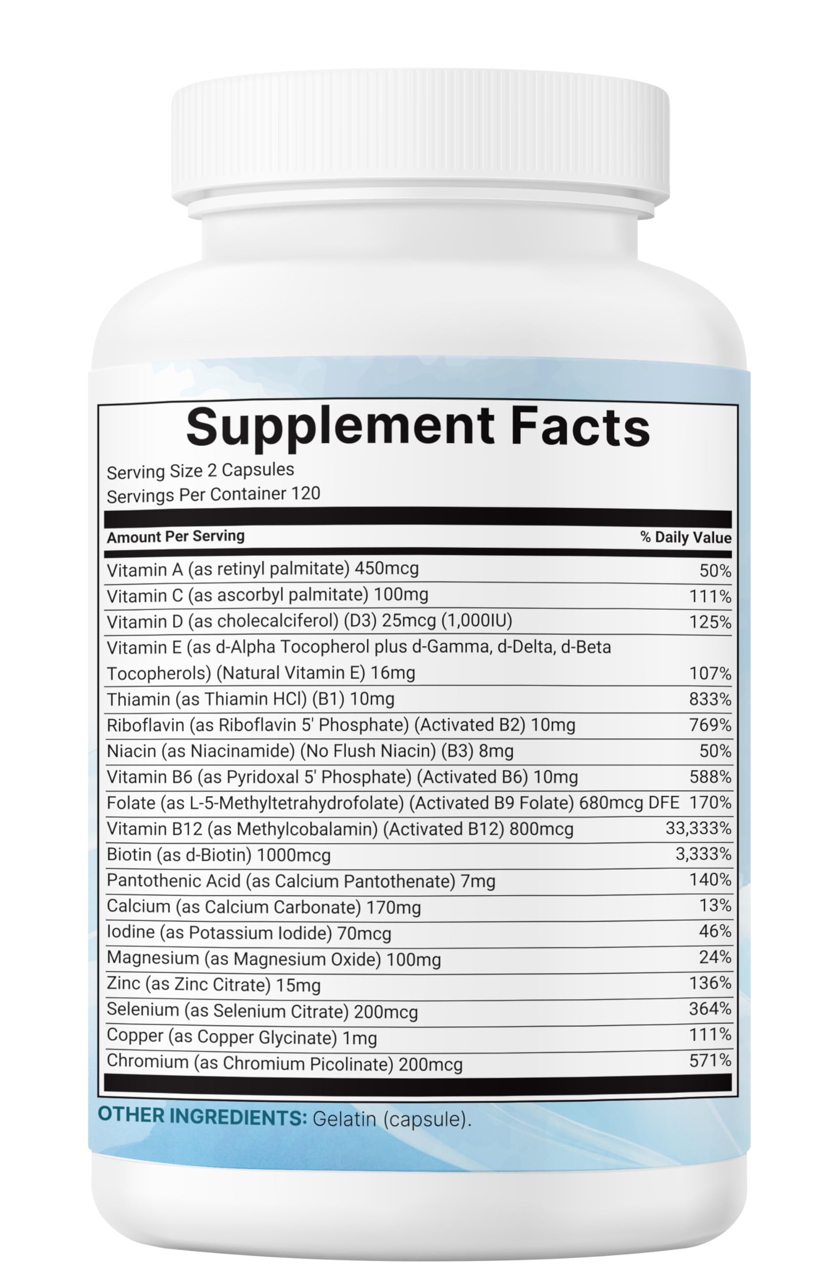 Micro Ingredients Pure Methylated Multivitamin, 240 Capsules | 19-in-1 Formula with Vitamins C, D, B12, Folate, Magnesium, Zinc & More | Micro IngredientsBuy Supplements Australia