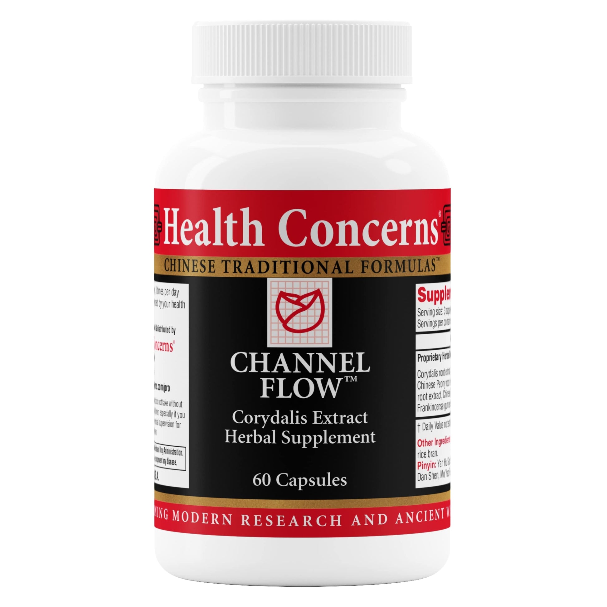 Health Concerns Channel Flow – Muscle Relaxation & Pain Support Supplement for Men & Women – Corydalis Root Extract – Chinese Herbal Formula for Headaches, Joint & Menstrual Discomfort – 60 Capsules Health ConcernsBuy Supplements Australia