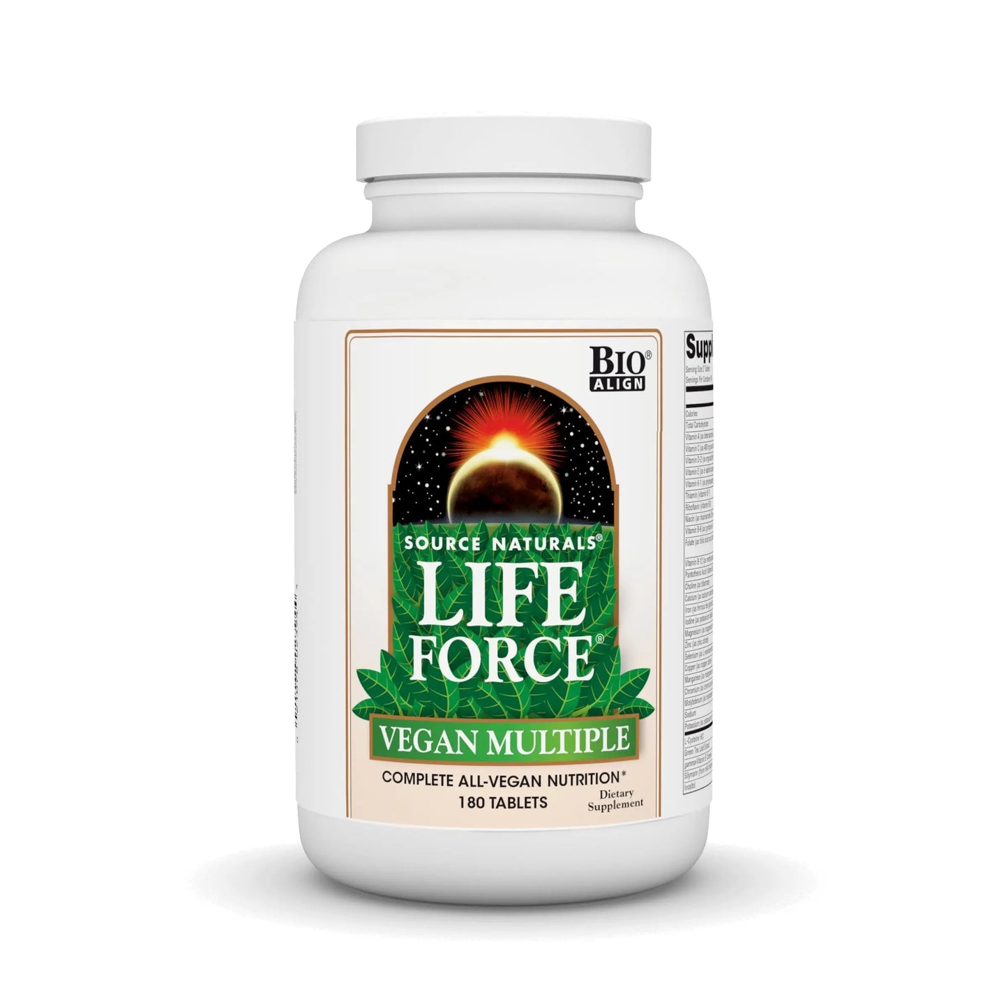 Source Naturals Vegan True Vegan Force Multiple, Advanced Energy Formula for Vegans* - 180 Tablets Source NaturalsBuy Supplements Australia