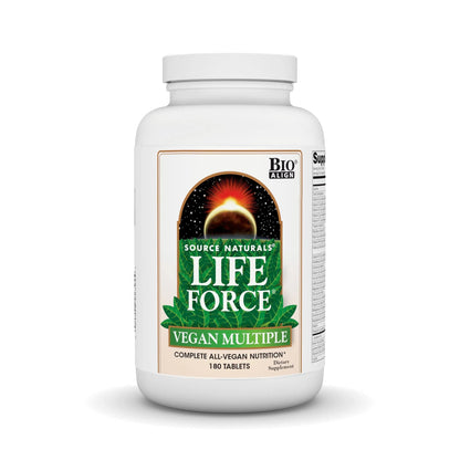 Source Naturals Vegan True Vegan Force Multiple, Advanced Energy Formula for Vegans* - 180 Tablets Source NaturalsBuy Supplements Australia