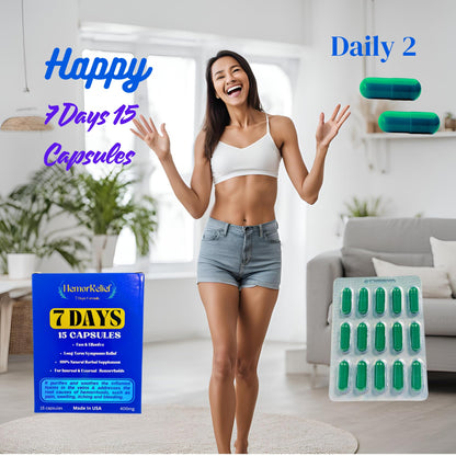 7Days Hemorrhoid Detox Formula, Works to Address The Root Causes of Hemorrhoids Provide Fast & Long-Lasting Relief - Maple Wellness Supplements