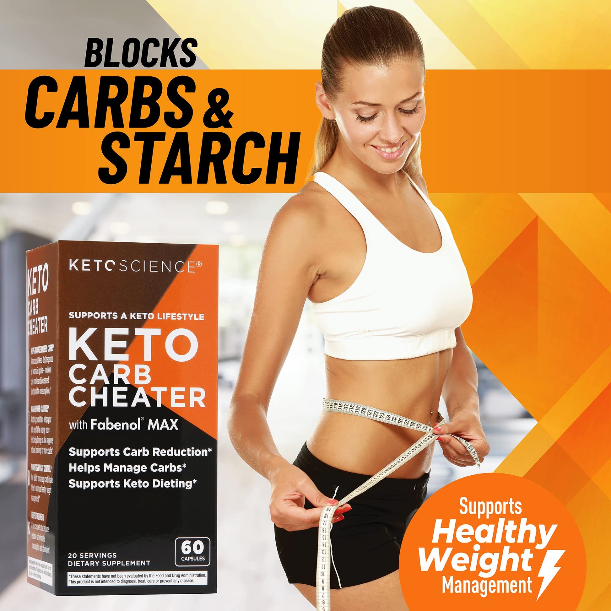 Keto Science Keto Carb Cheater, Supports Carb Reduction, Helps Manage Carbs, Supports Keto ScienceBuy Supplements Australia