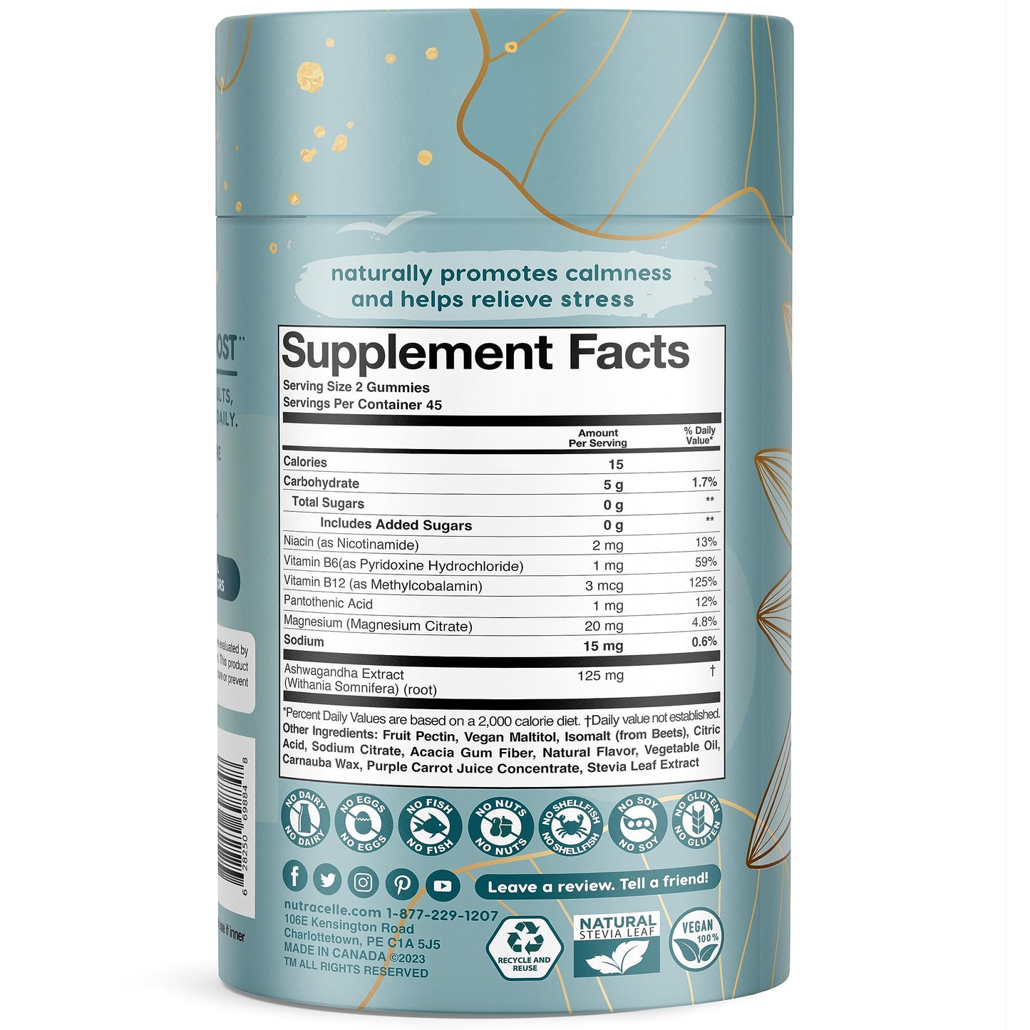 Nutracelle NUTRAMIN Mood Boost Multivitamin Gummy - Delicious & Yummy Anti-Stress NutracelleBuy Supplements Australia