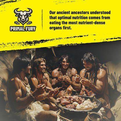 Grass Fed Beef Organ Supplement for Men - Male Optimization Pills - 6 Vital Beef Organs to Drive Prostate Health & Peak Performance, Made in USA, 90 Capsules (2 Pack) PRIMAL FURYBuy Supplements Australia