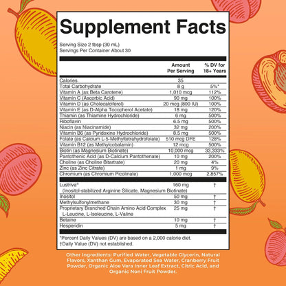 MaryRuth's MaryRuth's Liquid Morning Multivitamin +Hair Growth (Peach Mango, 30oz) & Iron Liquid (Berry) | Clean Label Project Verified® | MARYRUTH'SBuy Supplements Australia