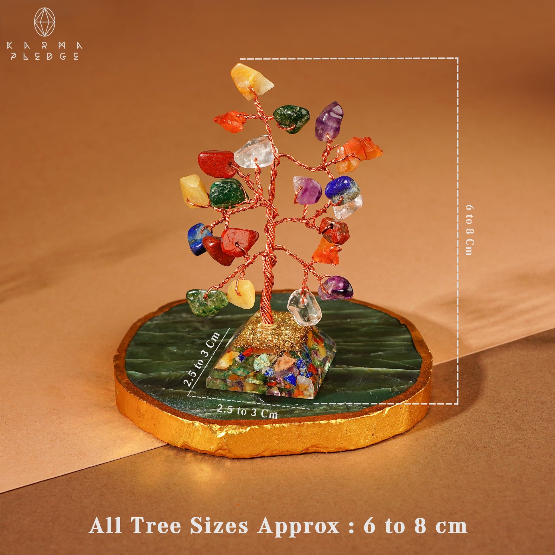 Crystal Tree Tree of Life 7 Chakra Healing Crystals & Stones for Positive Energy, Good Luck Gifts KARMAPLEDGEBuy Supplements Australia