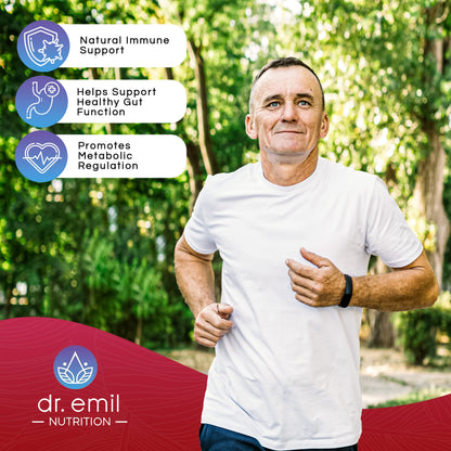 Dr. Emil Berberine 500mg Capsules - Berberine Supplement with Cinnamon, MTC Oil & Milk DR EMIL NUTRITIONBuy Supplements Australia