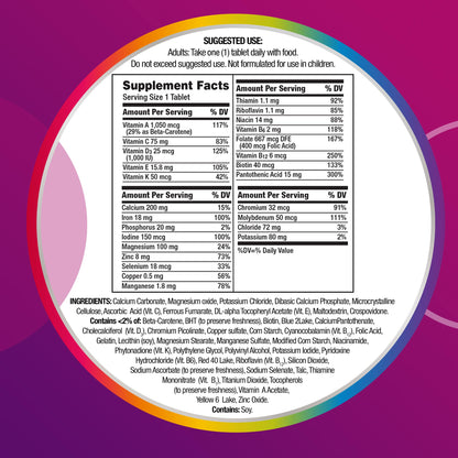 Centrum Multivitamin Tablet for Women, Multivitamin/Multimineral Supplement with Iron, Vitamin D3, B Vitamins and Antioxidant Vitamins C and E CentrumBuy Supplements Australia